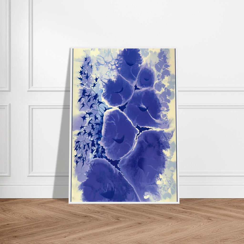 Mauve Floral Framed Poster | Eyvind Earle Framed Prints Wall Art | Eyvind Earle Prints