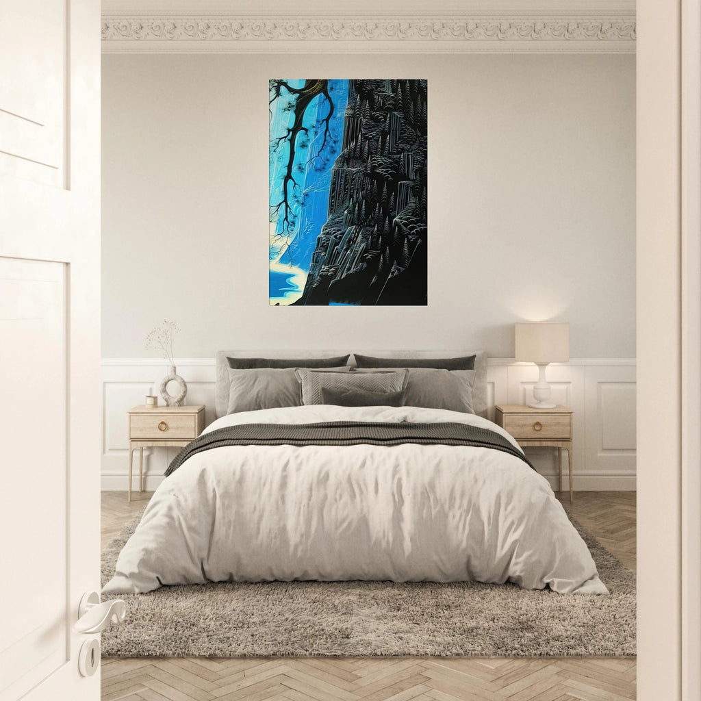 Cliffs Ascending Canvas | Eyvind Earle Canvas | Eyvind Earle Prints