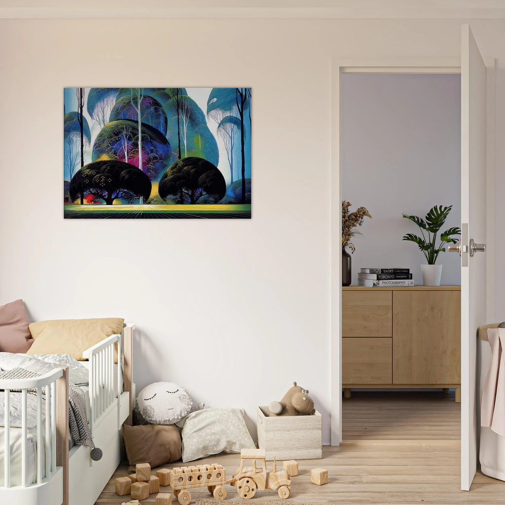Green Forest Canvas | Eyvind Earle Canvas | Eyvind Earle Prints