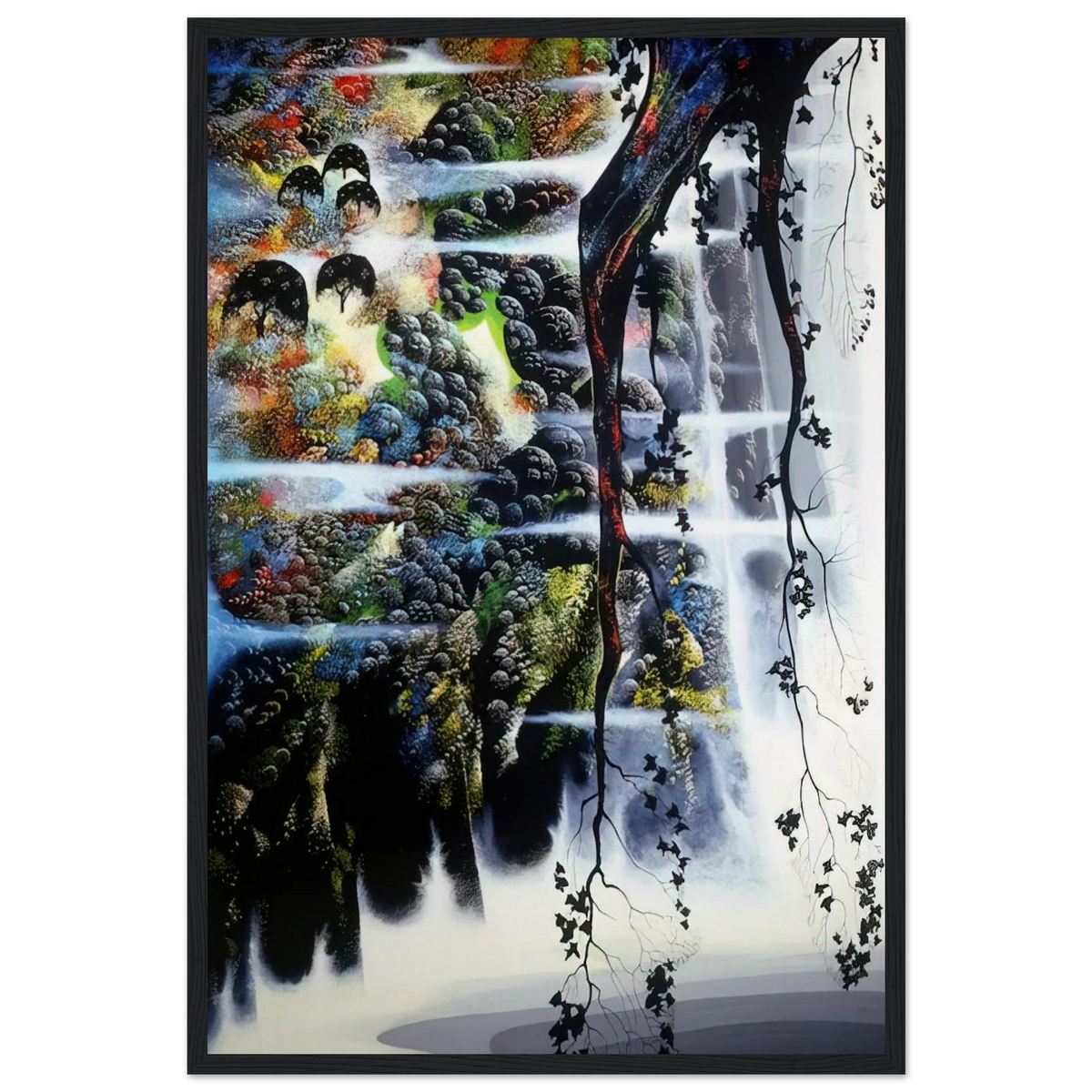 Seaside Wilderness Framed Poster | Eyvind Earle Framed Prints Wall Art | Eyvind Earle Prints