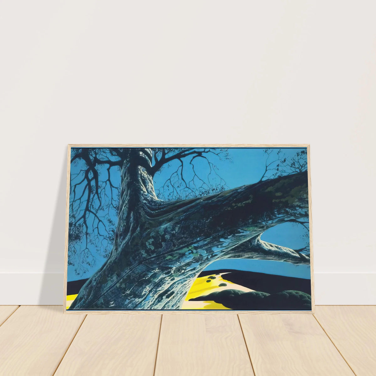Distant Meadow Framed Poster | Eyvind Earle Framed Prints Wall Art | Eyvind Earle Prints