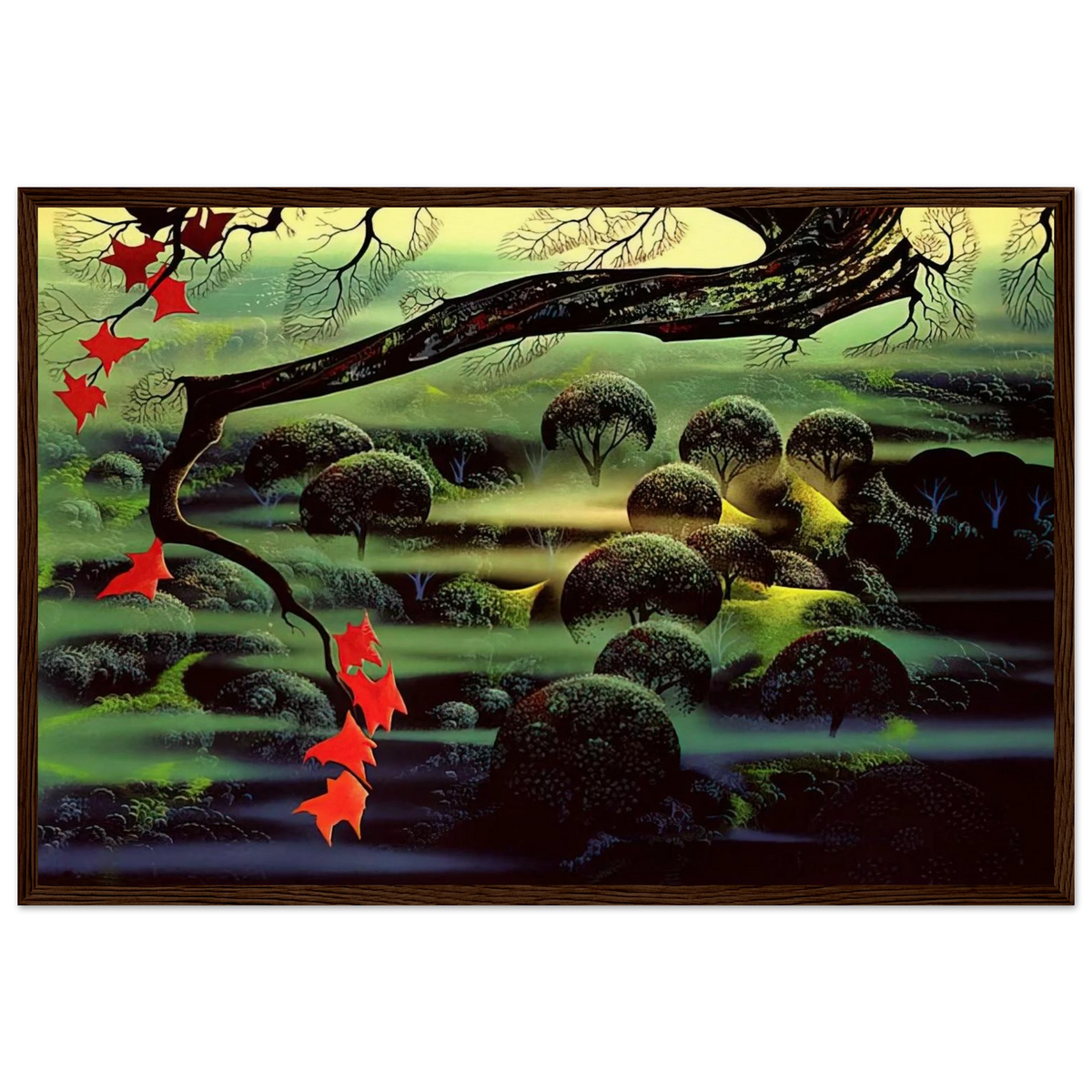 Valley of Mystery Framed Poster | Eyvind Earle Framed Prints Wall Art | Eyvind Earle Prints