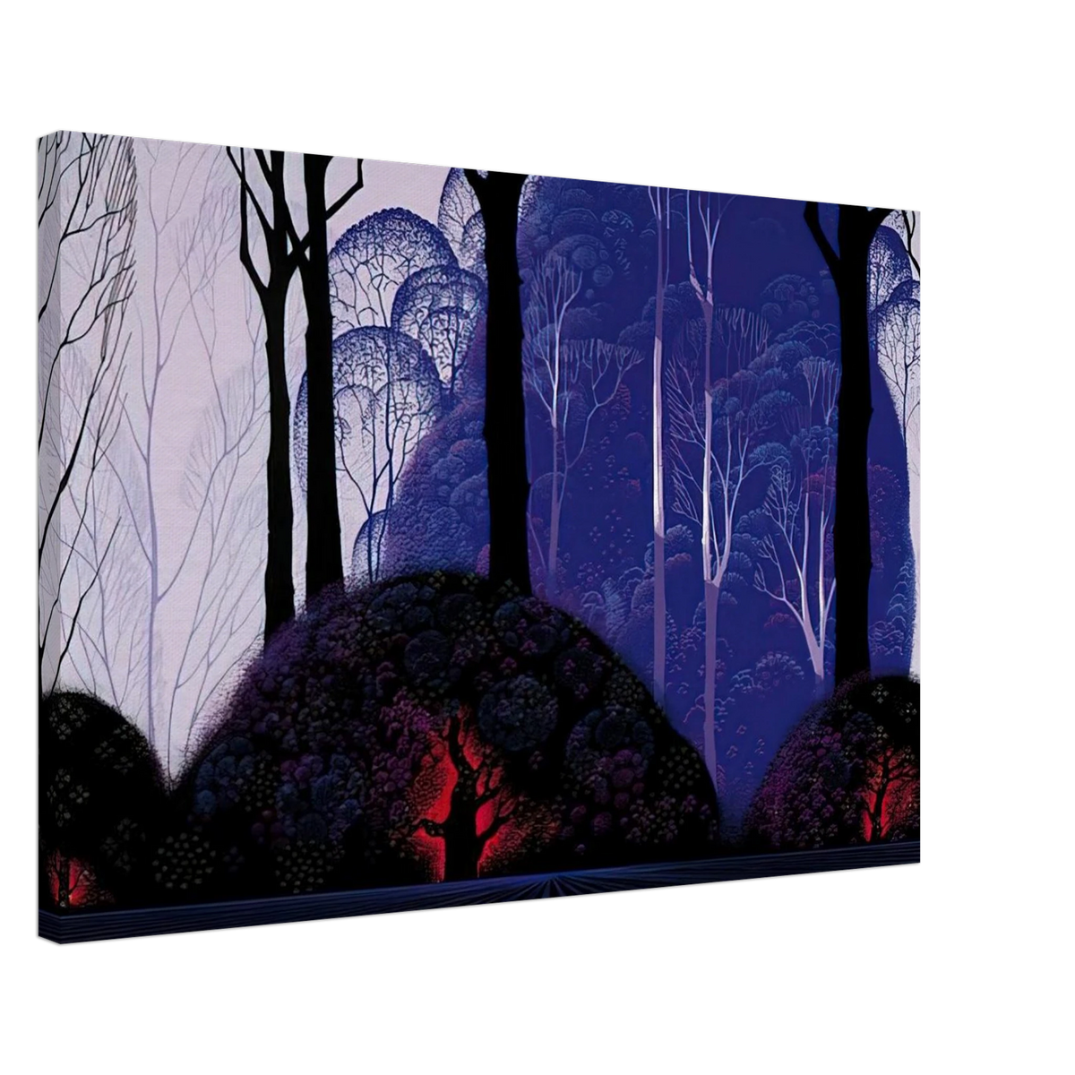 Purple Eucalyptus Canvas | Eyvind Earle Canvas | Eyvind Earle Prints