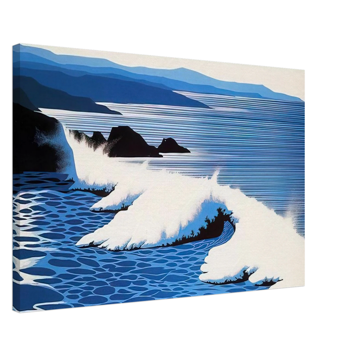 The Wave Canvas | Eyvind Earle Canvas | Eyvind Earle Prints