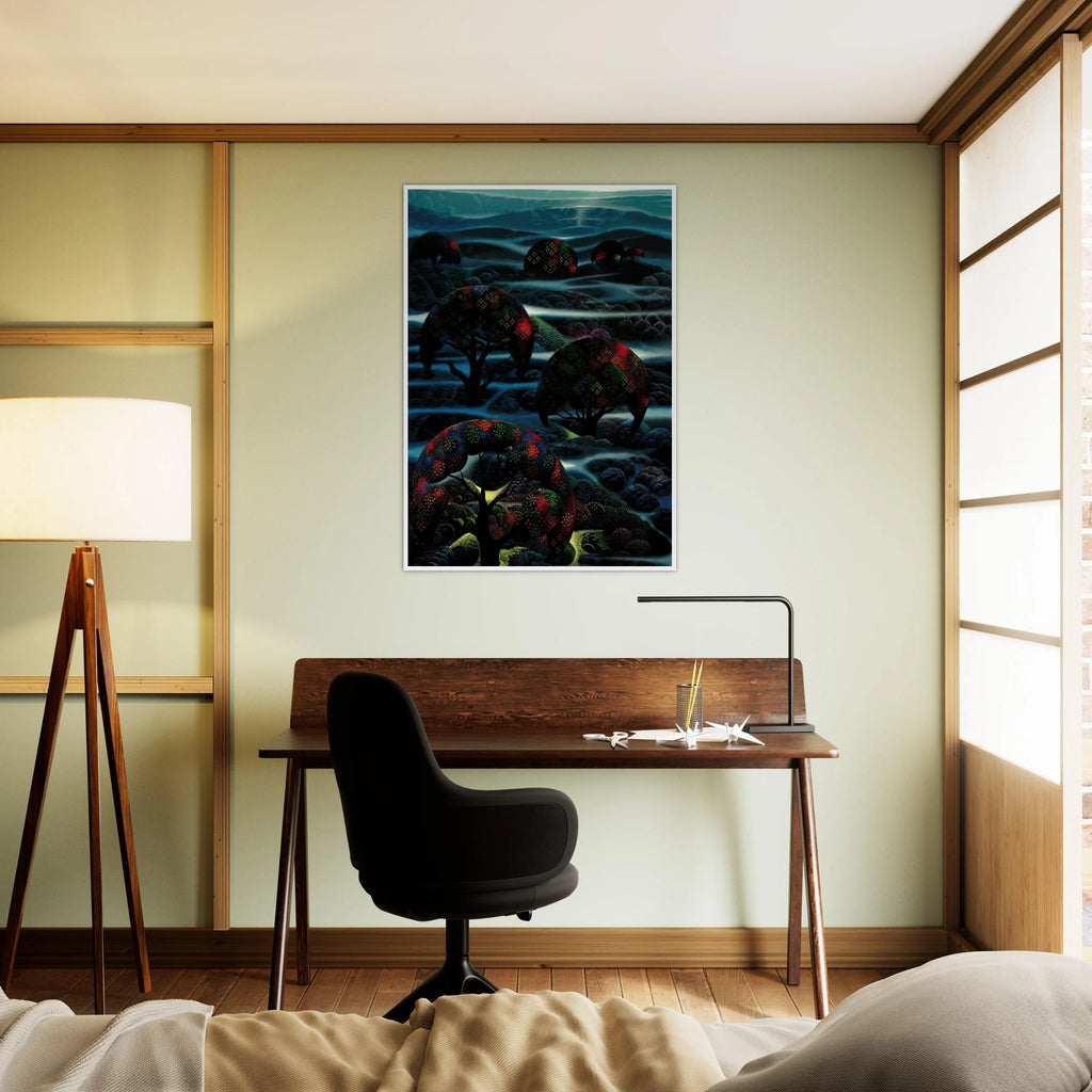 Garden of Dreams Framed Poster | Eyvind Earle Framed Prints Wall Art | Eyvind Earle Prints