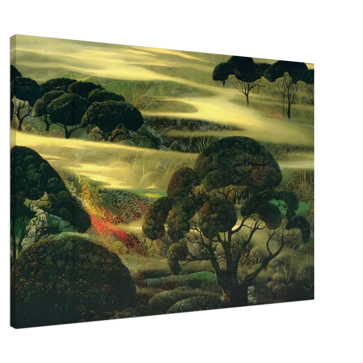 Forest in Fog Canvas | Eyvind Earle Canvas | Eyvind Earle Prints