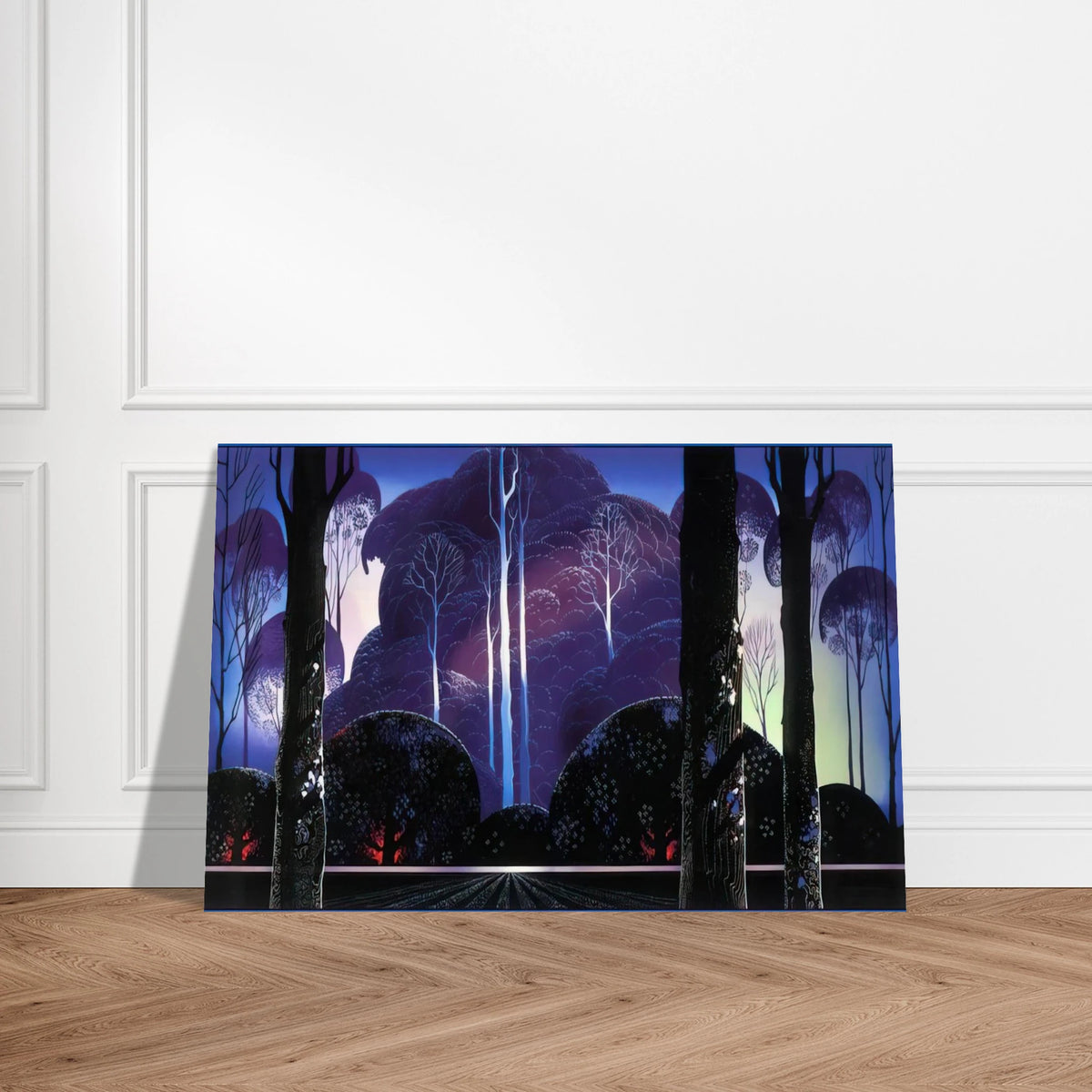 Purple Sunrise Poster | Eyvind Earle Poster | Eyvind Earle Prints
