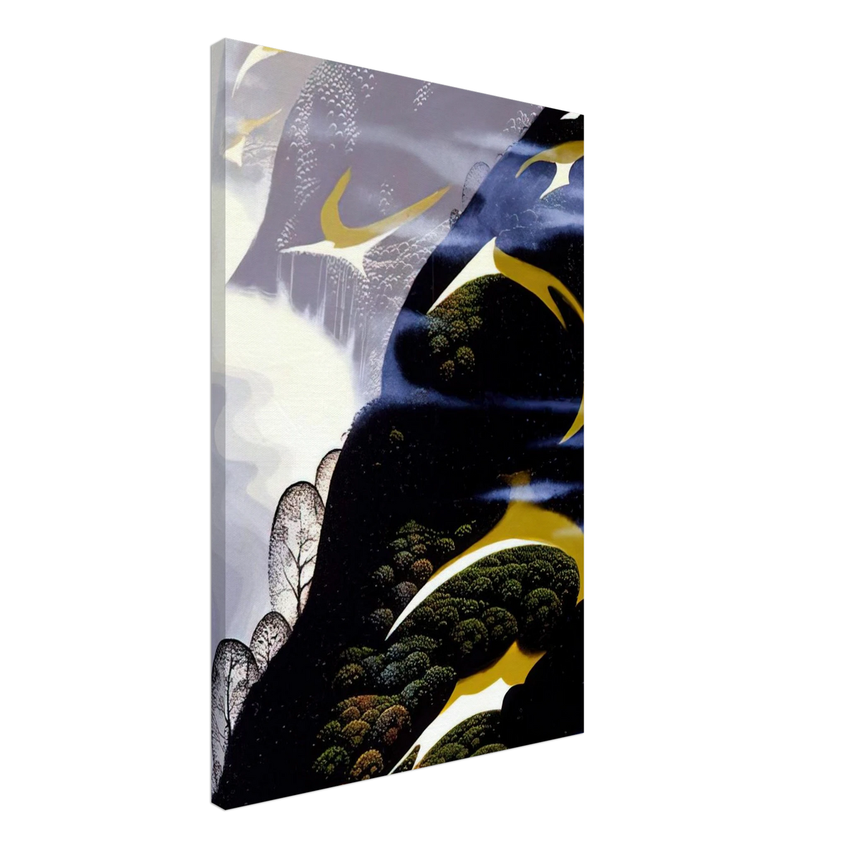 Copy of Sea mist and Pastures Canvas | Eyvind Earle Canvas | Eyvind Earle Prints