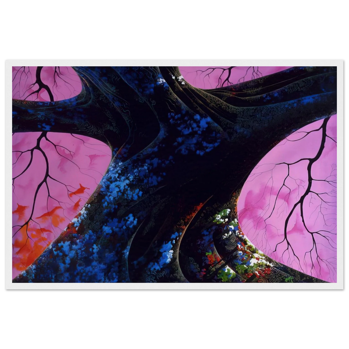 Giant Oak Framed Poster | Eyvind Earle Framed Prints Wall Art | Eyvind Earle Prints