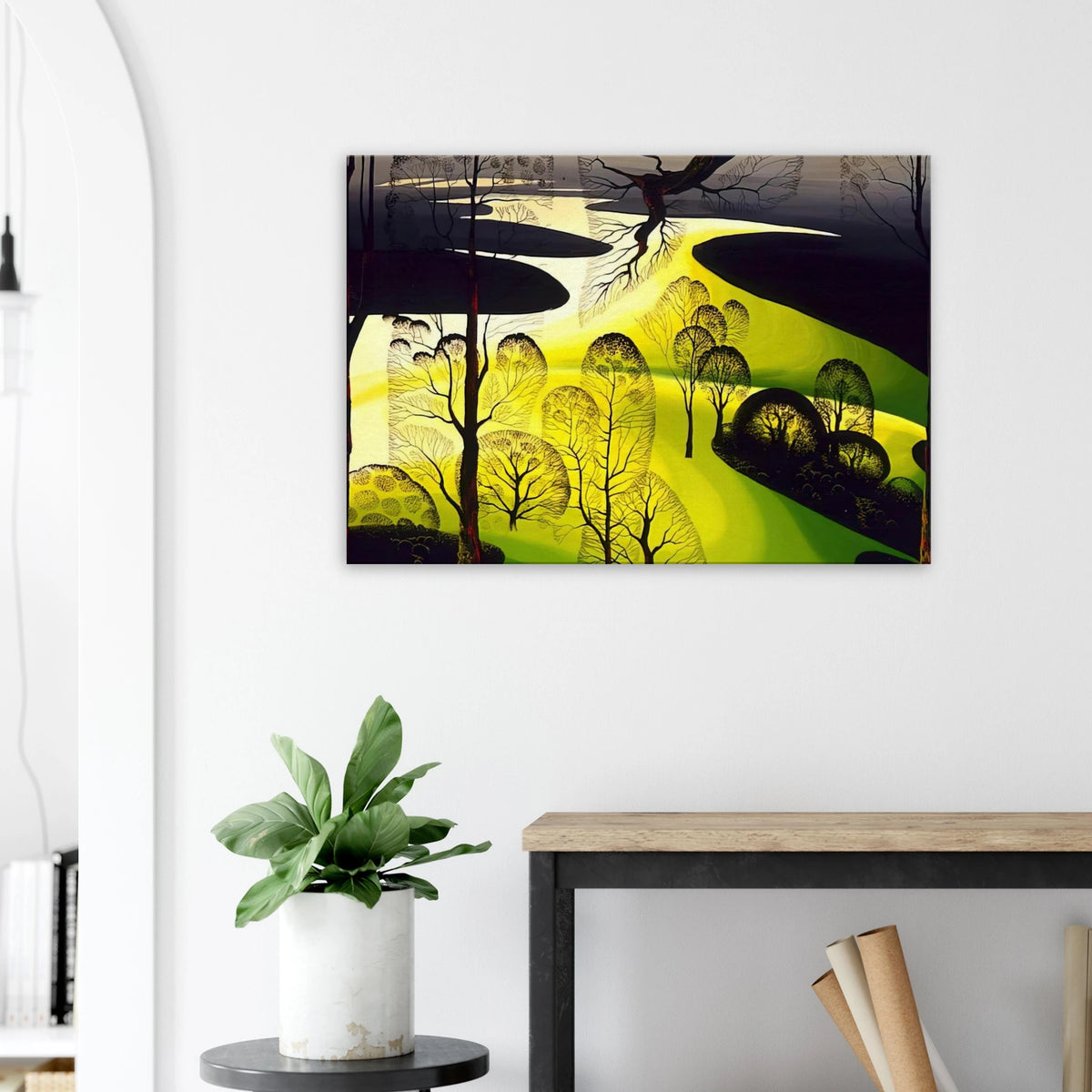 Early Spring Canvas | Eyvind Earle Canvas | Eyvind Earle Prints