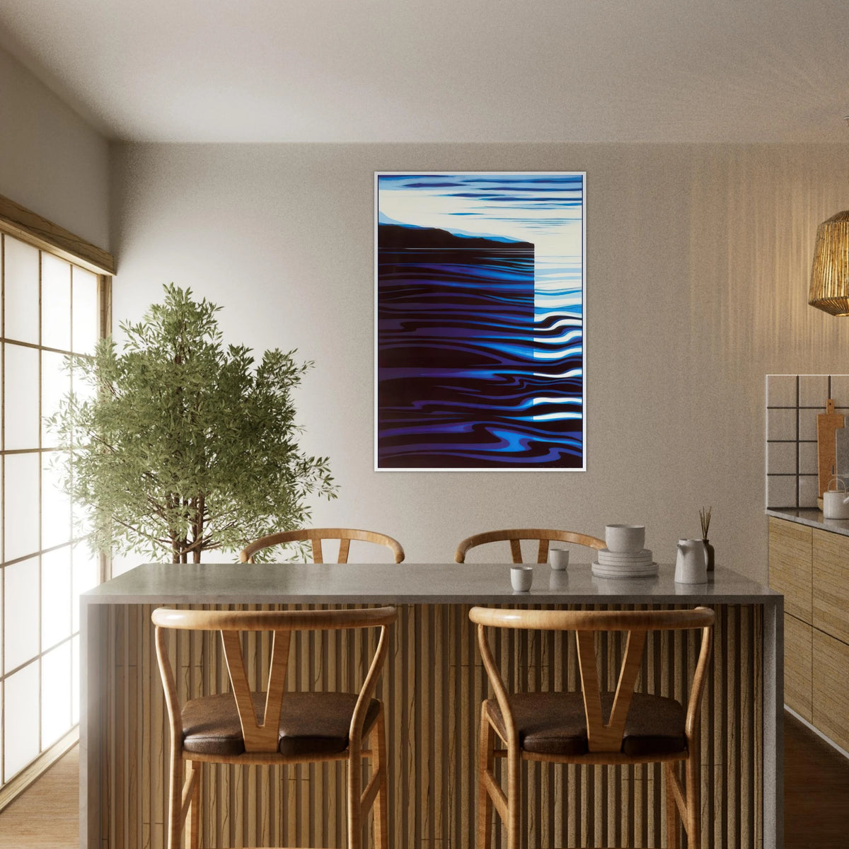 Reflections Framed Poster | Eyvind Earle Framed Prints Wall Art | Eyvind Earle Prints