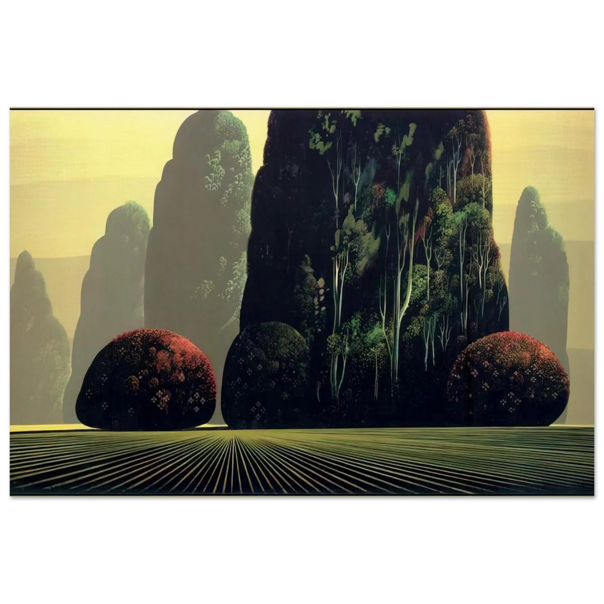 Autumn Eucalyptus Poster | Eyvind Earle Poster | Eyvind Earle Prints