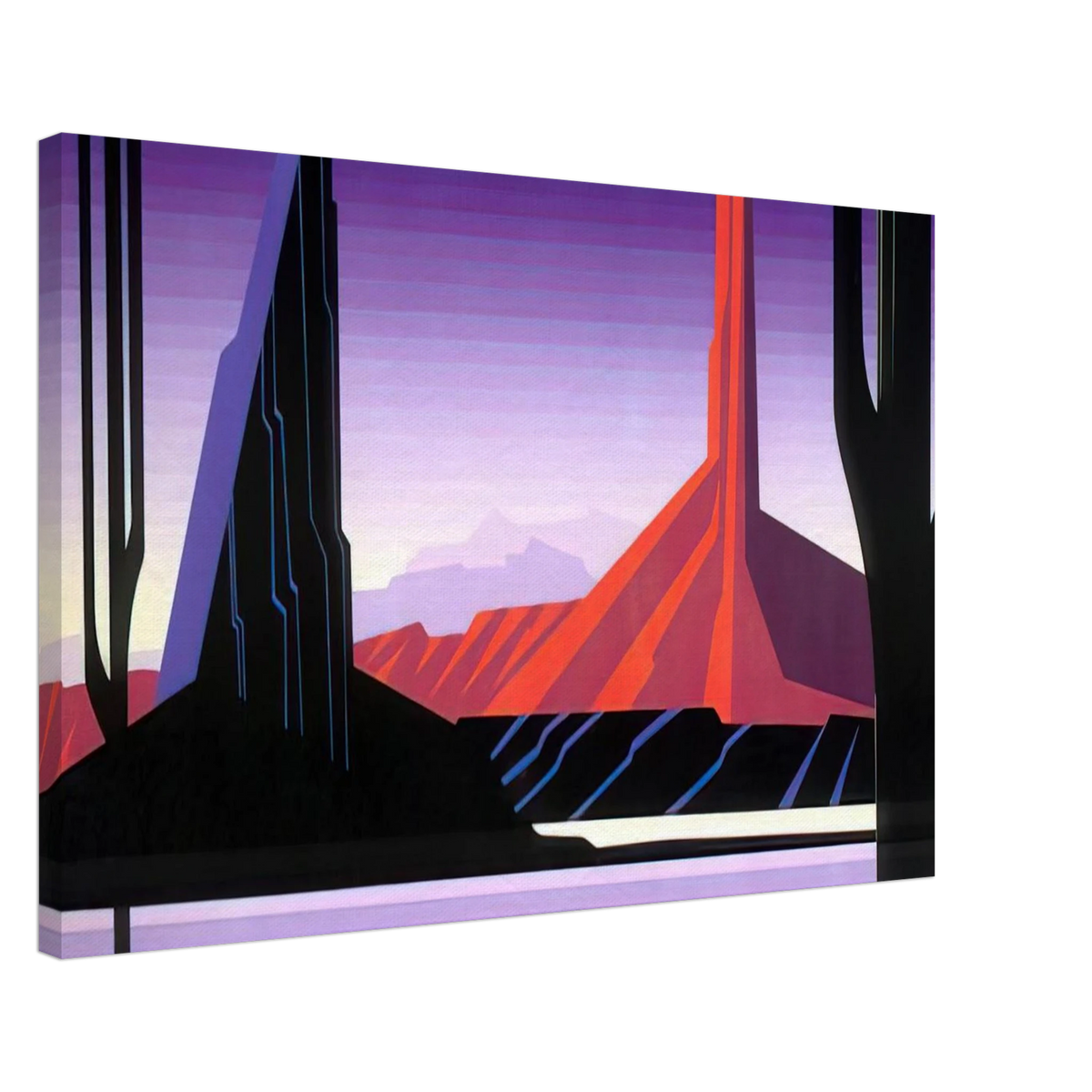 Beneath A Silent Sky Canvas | Eyvind Earle Canvas | Eyvind Earle Prints