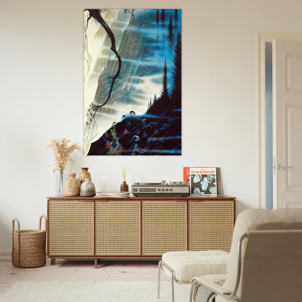 Sea Cliffs and Redwoods Poster | Eyvind Earle Poster | Eyvind Earle Prints