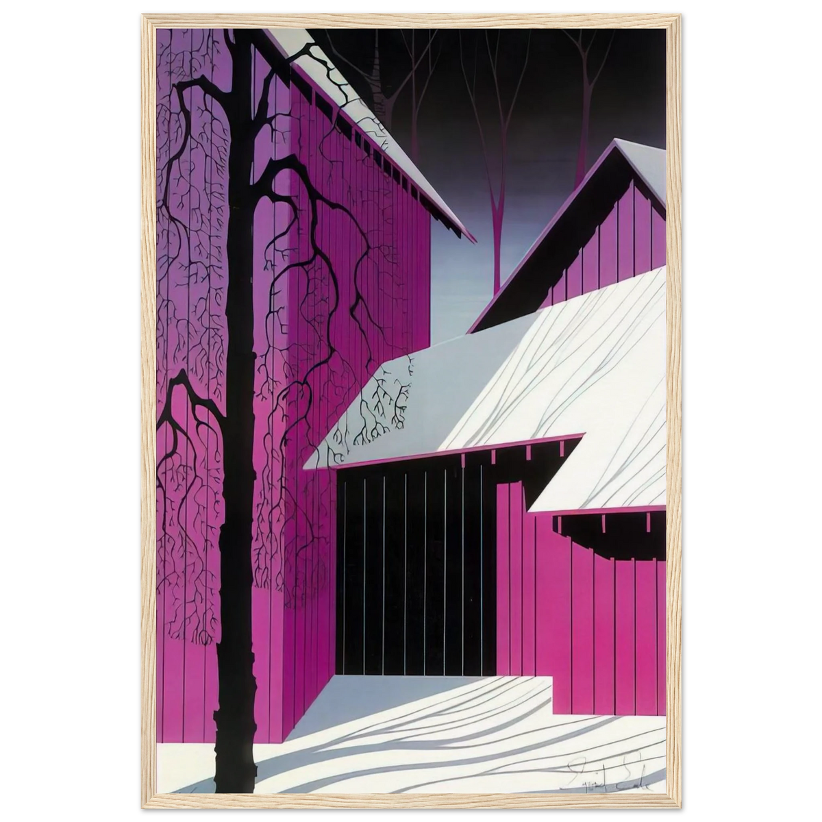 Amethyst Framed Poster | Eyvind Earle Framed Prints Wall Art | Eyvind Earle Prints