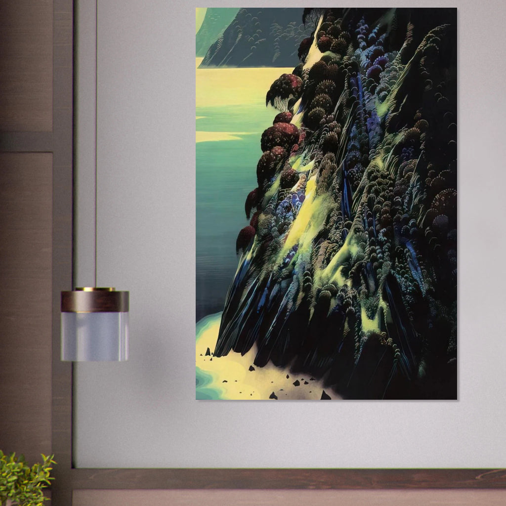 Big Sur Poem Poster | Eyvind Earle Poster | Eyvind Earle Prints