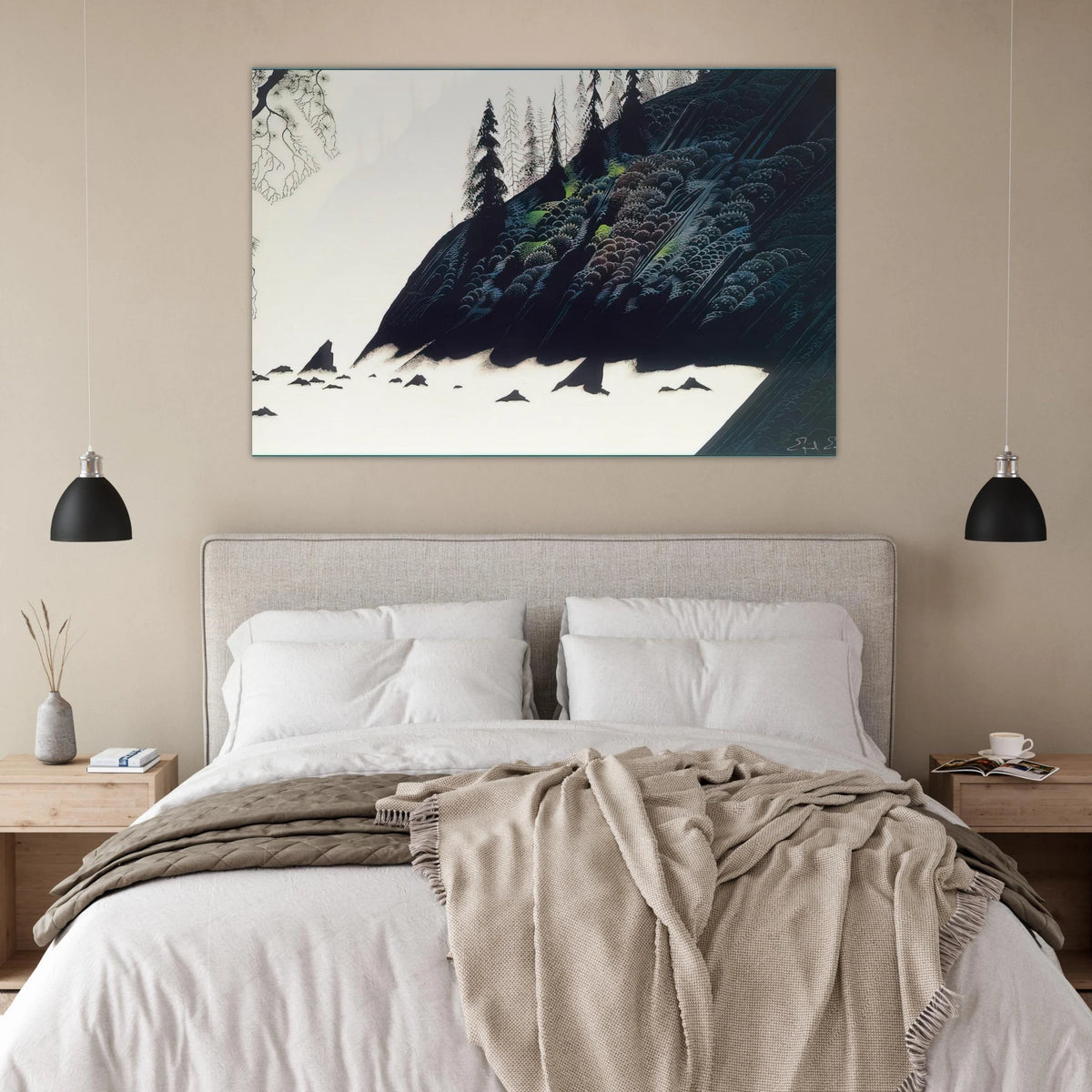 Spruce Redwoods and Pine Poster | Eyvind Earle Poster | Eyvind Earle Prints