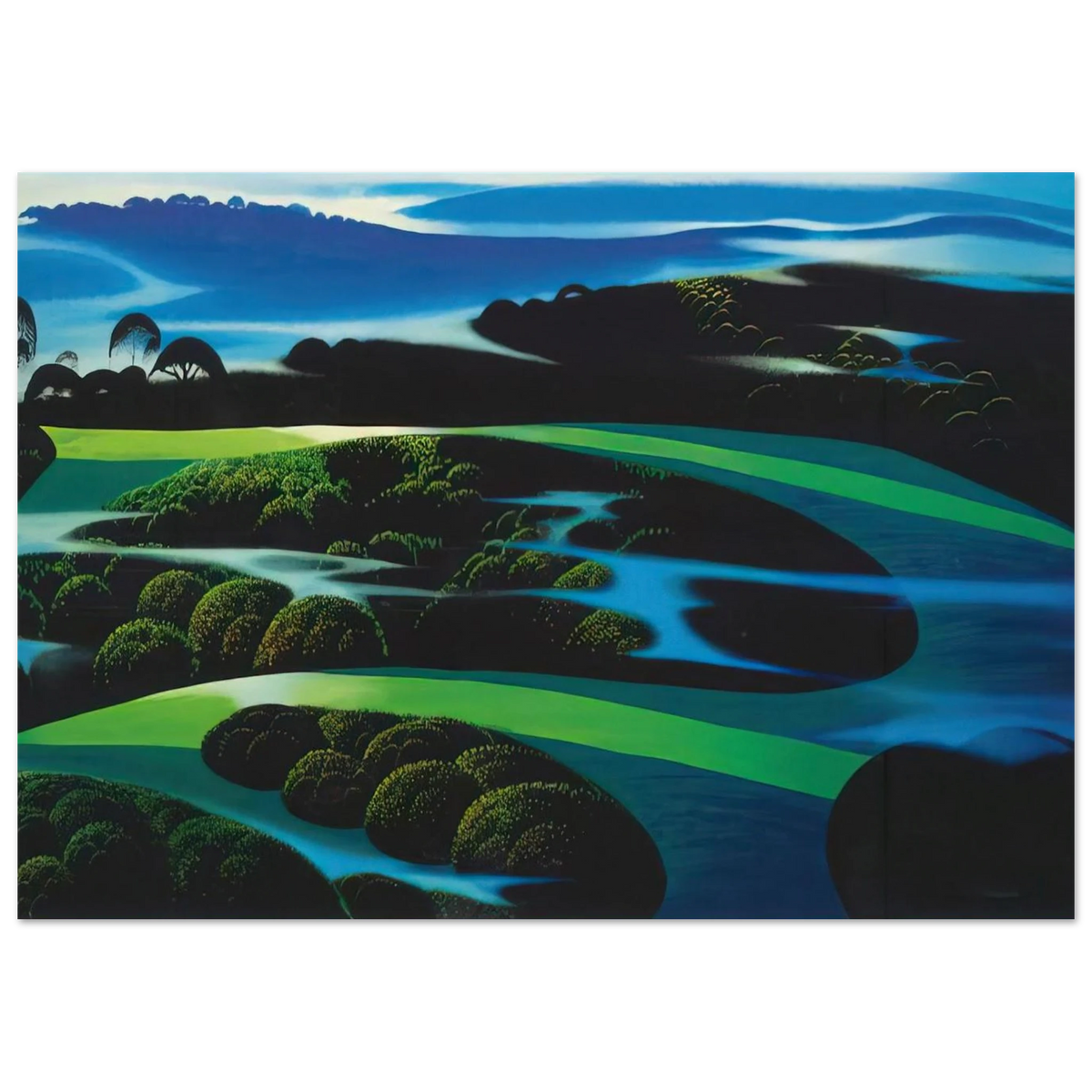 Summers Twilight Poster | Eyvind Earle Poster | Eyvind Earle Prints