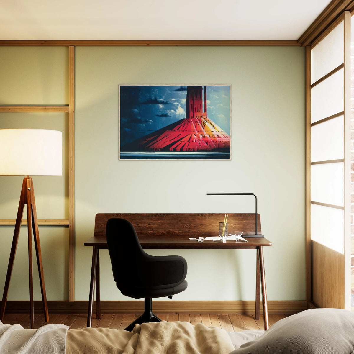 Indian Lands Framed Poster | Eyvind Earle Framed Prints Wall Art | Eyvind Earle Prints