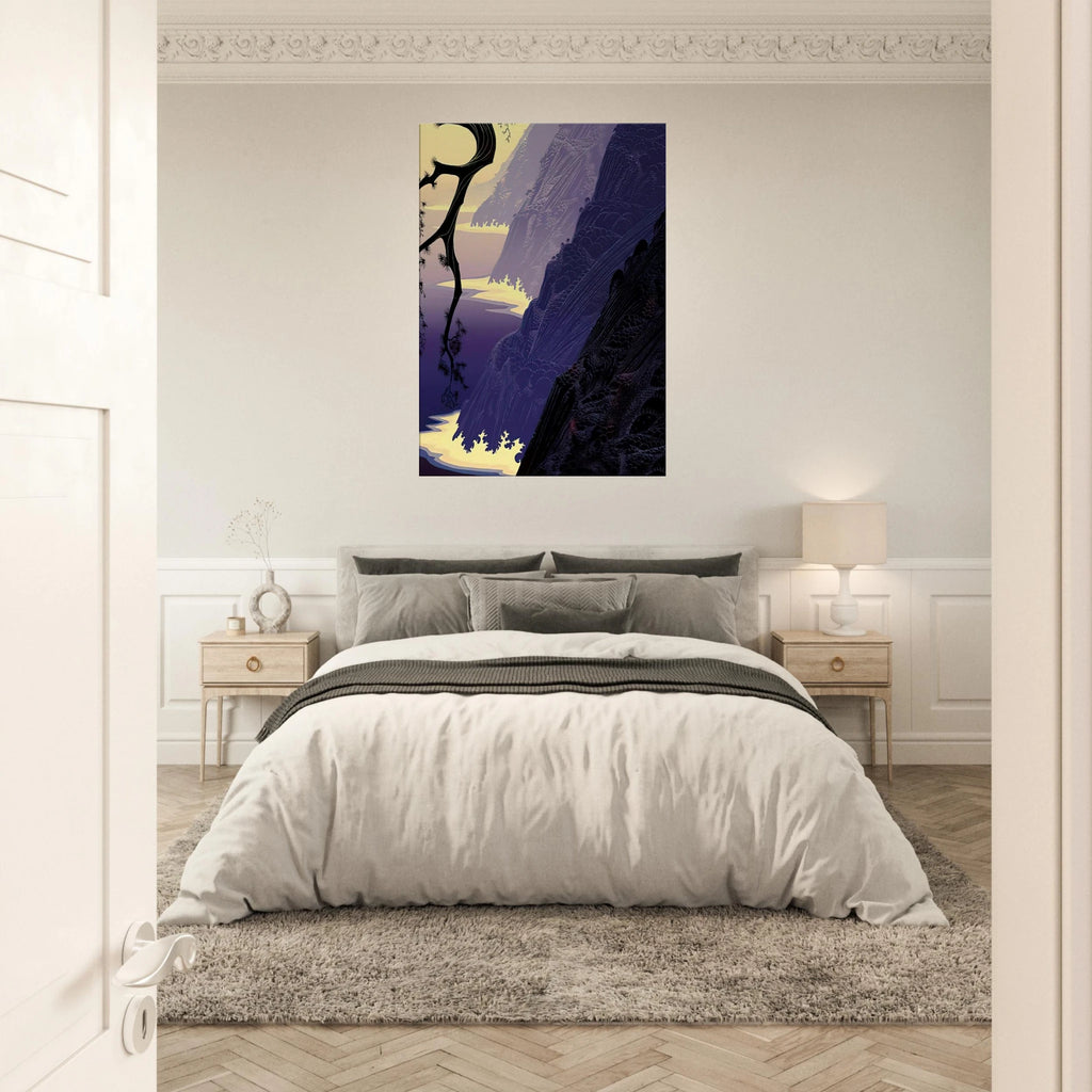 Purple Mist Canvas | Eyvind Earle Canvas | Eyvind Earle Prints
