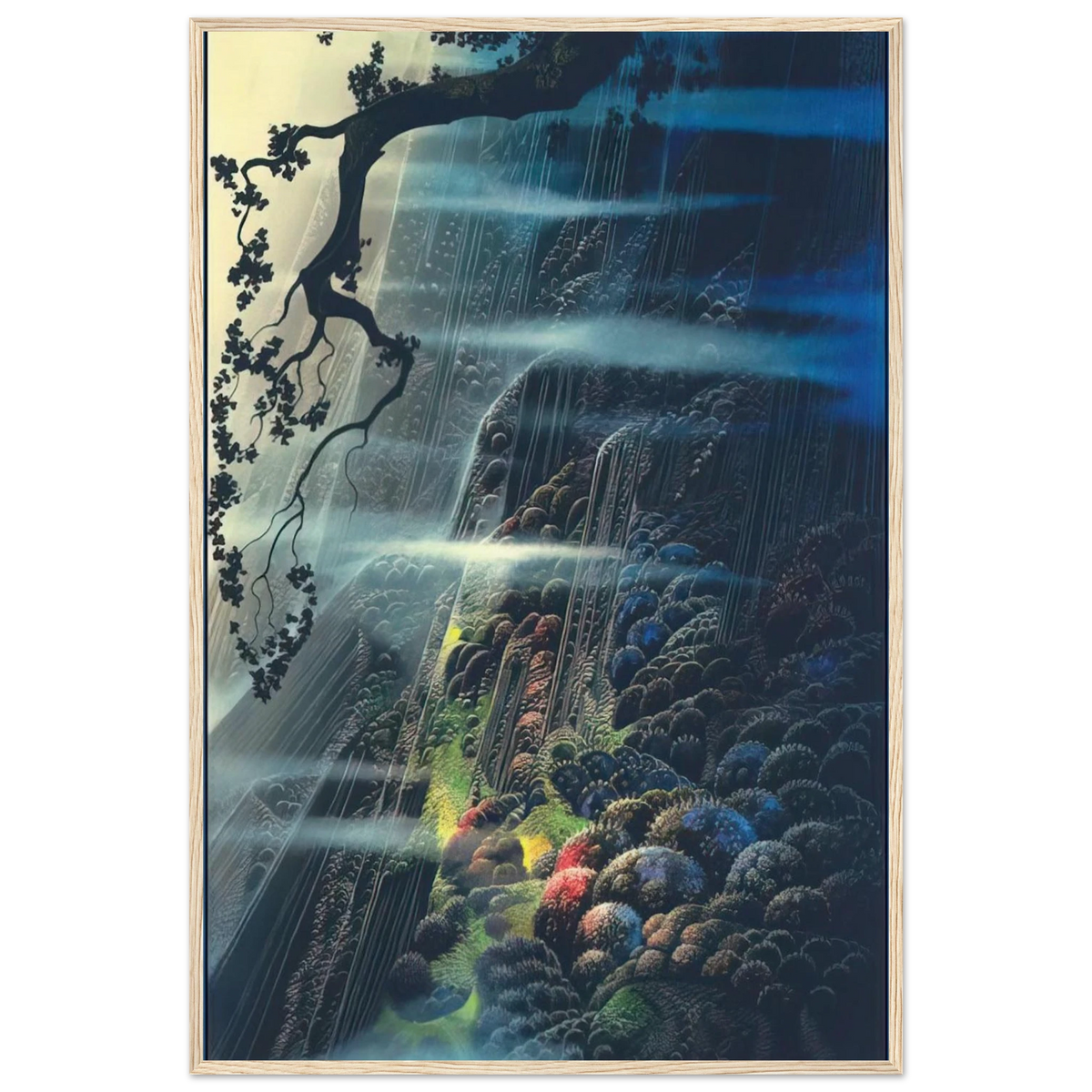 Evening Magic Framed Poster | Eyvind Earle Framed Prints Wall Art | Eyvind Earle Prints