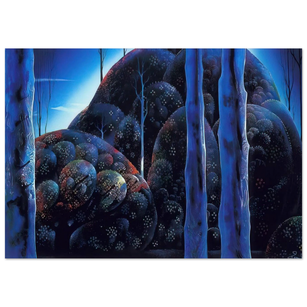 Moonlit Eucalyptus Poster | Eyvind Earle Poster | Eyvind Earle Prints