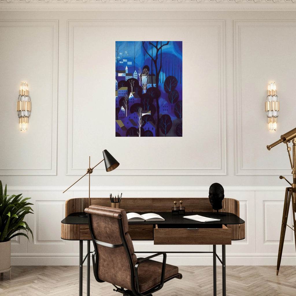 Midnight Blue Canvas | Eyvind Earle Canvas | Eyvind Earle Prints