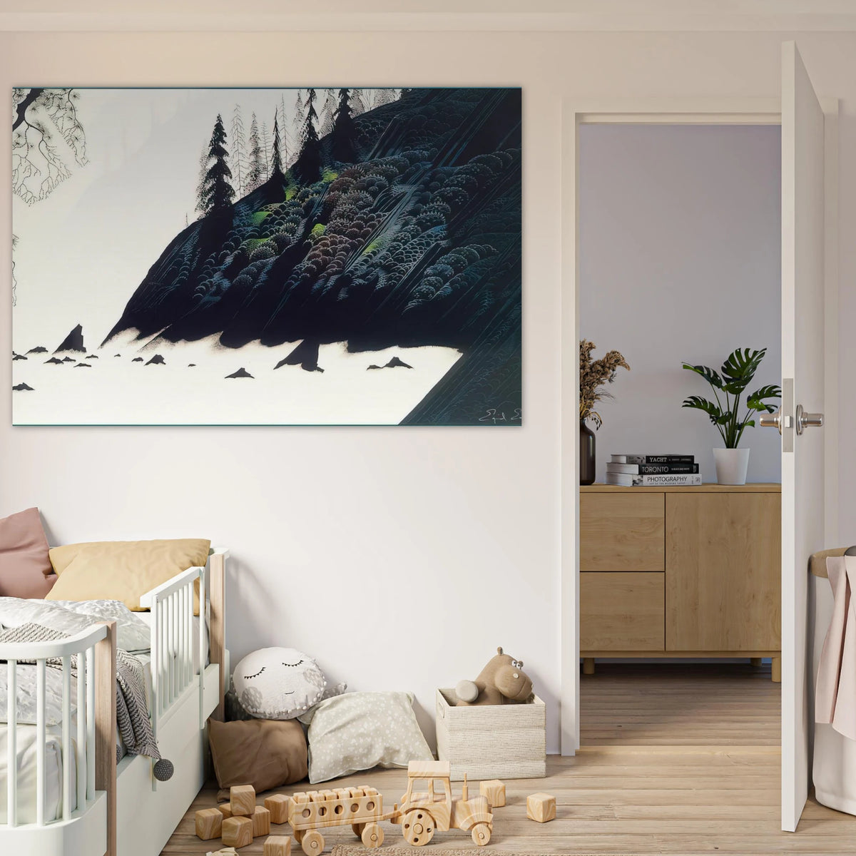 Spruce Redwoods and Pine Poster | Eyvind Earle Poster | Eyvind Earle Prints