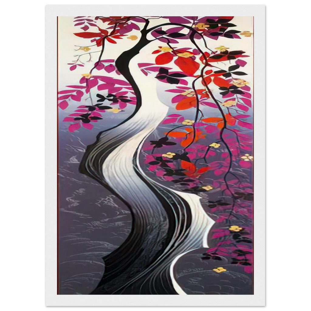 Twisted Tree Framed Poster | Eyvind Earle Framed Prints Wall Art | Eyvind Earle Prints