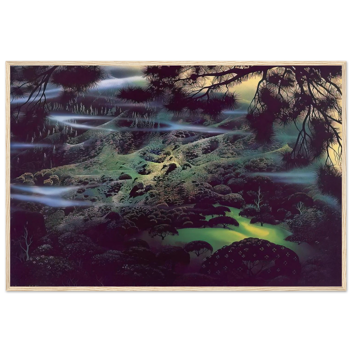 Symphonic Fantasy Framed Poster | Eyvind Earle Framed Prints Wall Art | Eyvind Earle Prints