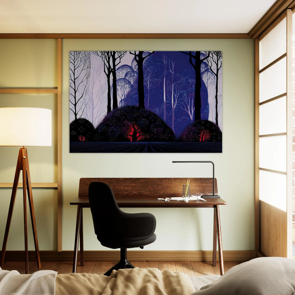 Purple Eucalyptus Poster | Eyvind Earle Poster | Eyvind Earle Prints