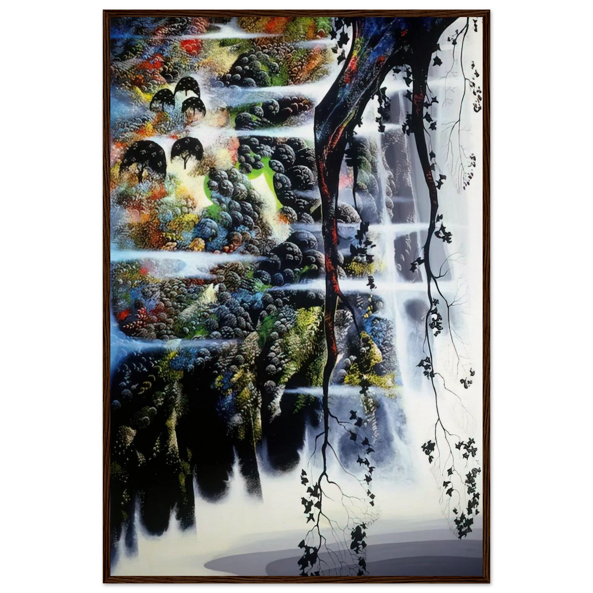 Seaside Wilderness Framed Poster | Eyvind Earle Framed Prints Wall Art | Eyvind Earle Prints