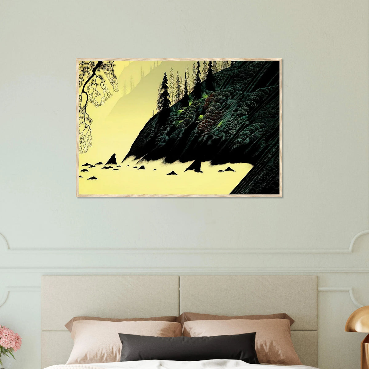 Spruce Redwood and Pine Framed Poster | Eyvind Earle Framed Prints Wall Art | Eyvind Earle Prints