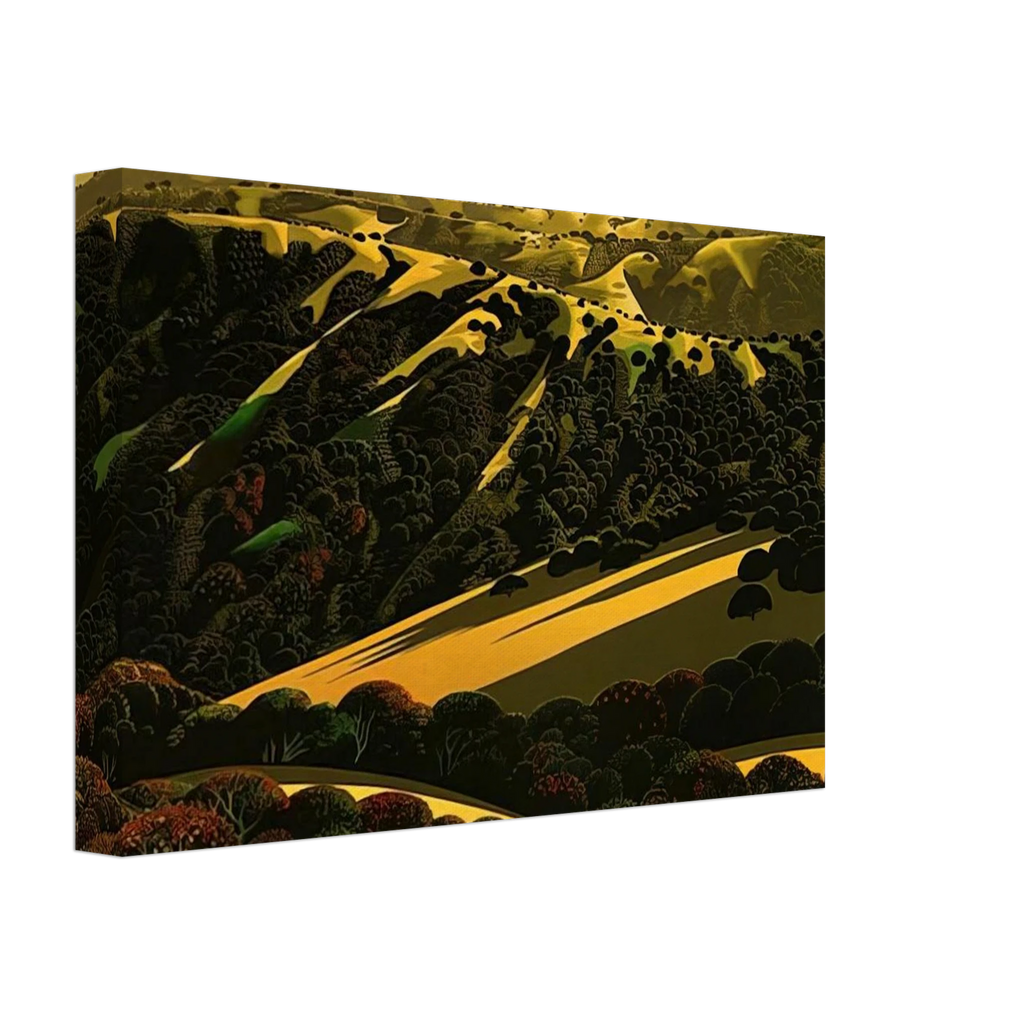 Santa Cruz Mountains Canvas | Eyvind Earle Canvas | Eyvind Earle Prints