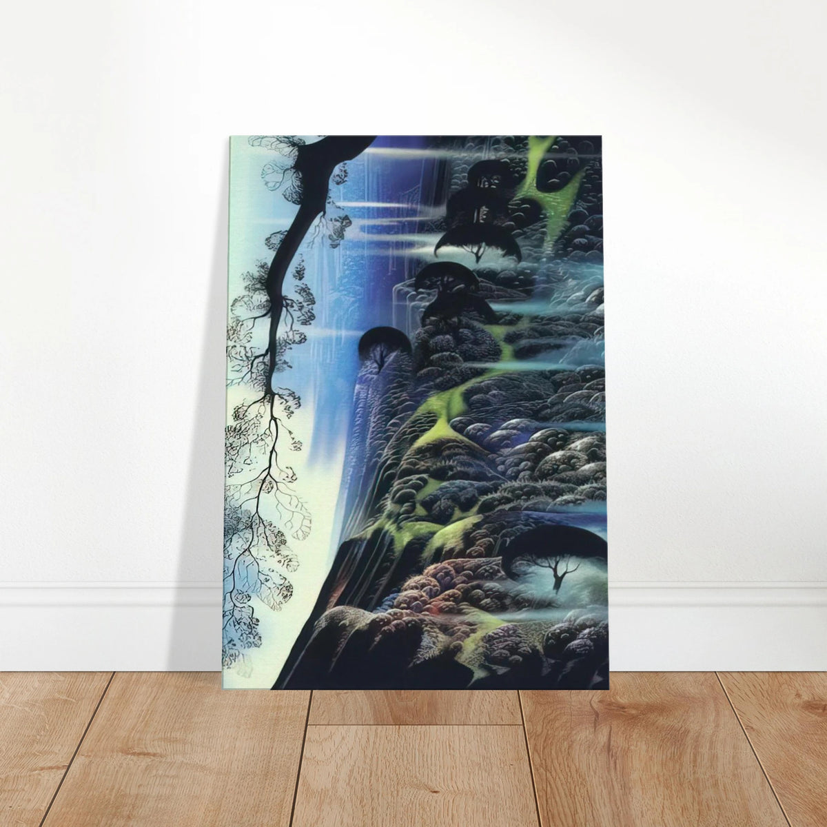 Steep Coast Line Canvas | Eyvind Earle Canvas | Eyvind Earle Prints