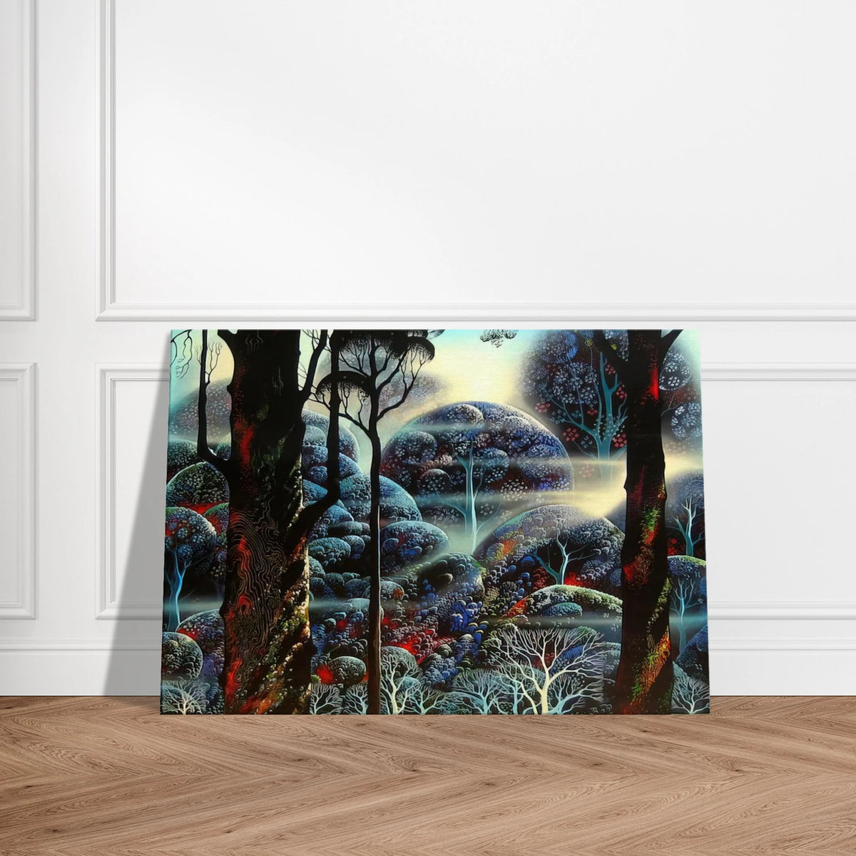 Mist in the Dark Woods Canvas | Eyvind Earle Canvas | Eyvind Earle Prints