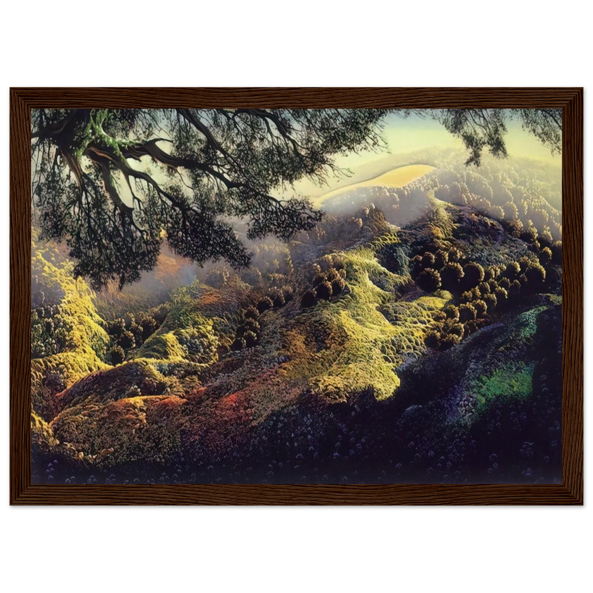 Paradise Framed Poster | Eyvind Earle Framed Prints Wall Art | Eyvind Earle Prints