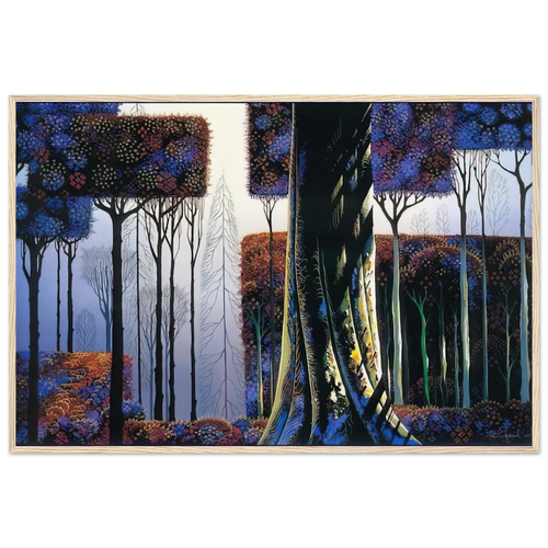 Ancient Forest Framed Poster | Eyvind Earle Framed Prints Wall Art | Eyvind Earle Prints