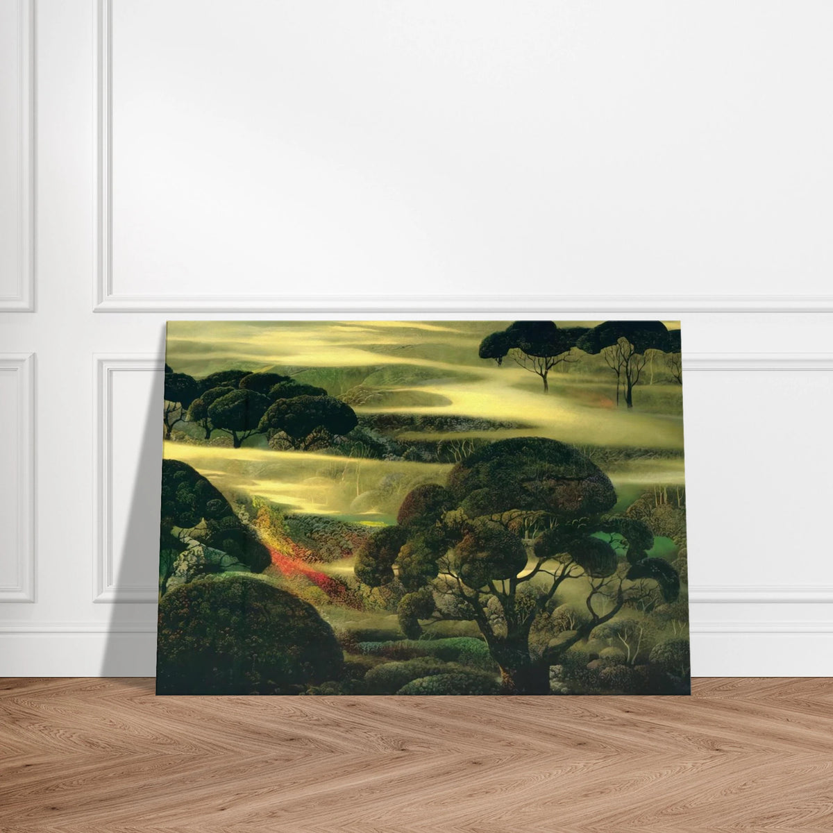 Forest in Fog Canvas | Eyvind Earle Canvas | Eyvind Earle Prints