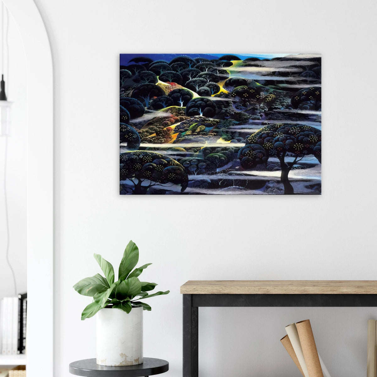 Garden of Eden Canvas | Eyvind Earle Canvas | Eyvind Earle Prints