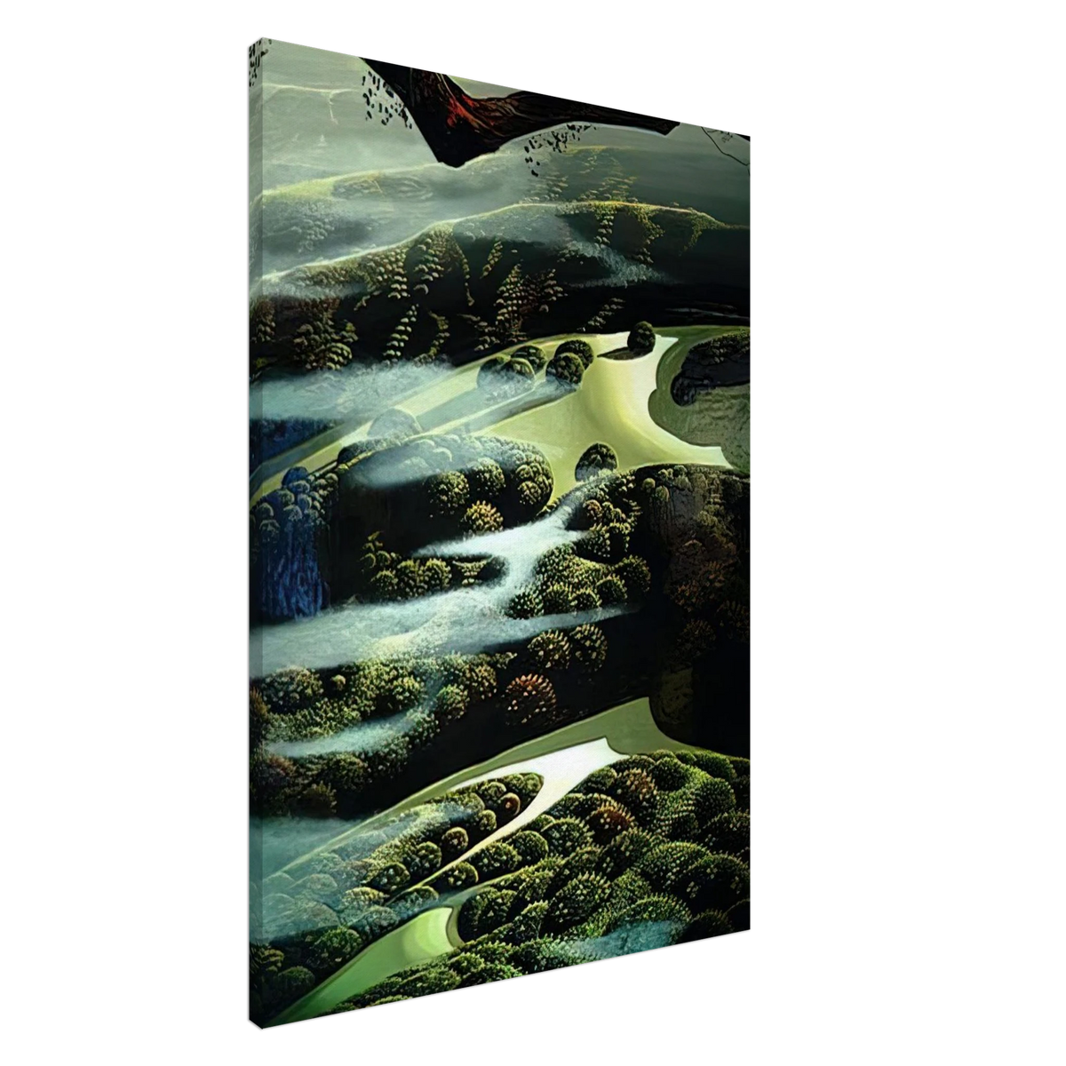 Carmel Valley Memory Canvas | Eyvind Earle Canvas | Eyvind Earle Prints