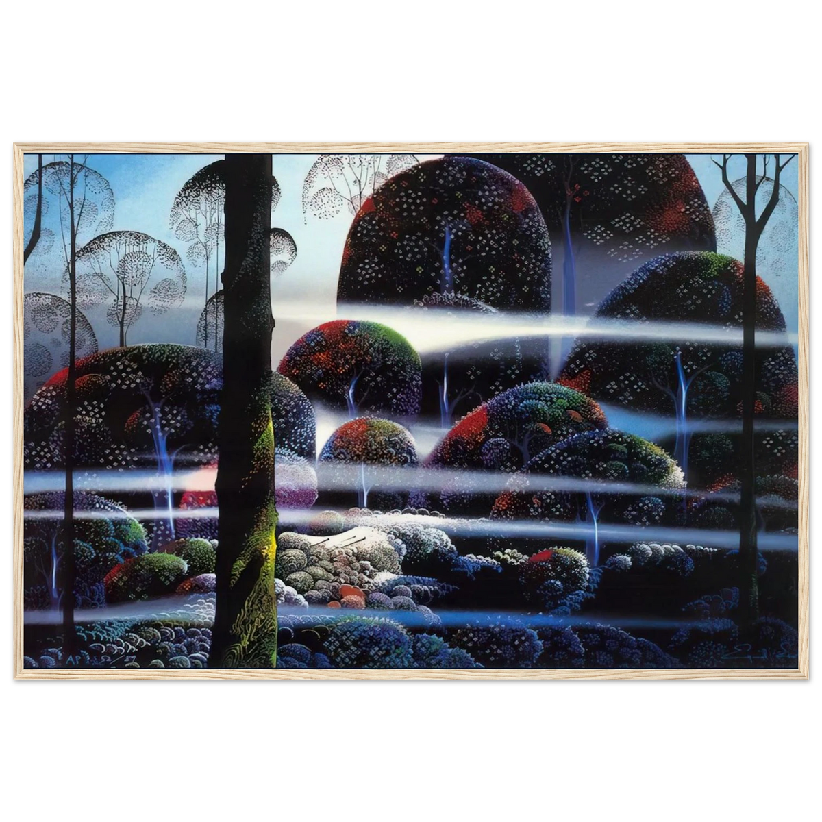 Beyond Paradise Framed Poster | Eyvind Earle Framed Prints Wall Art | Eyvind Earle Prints