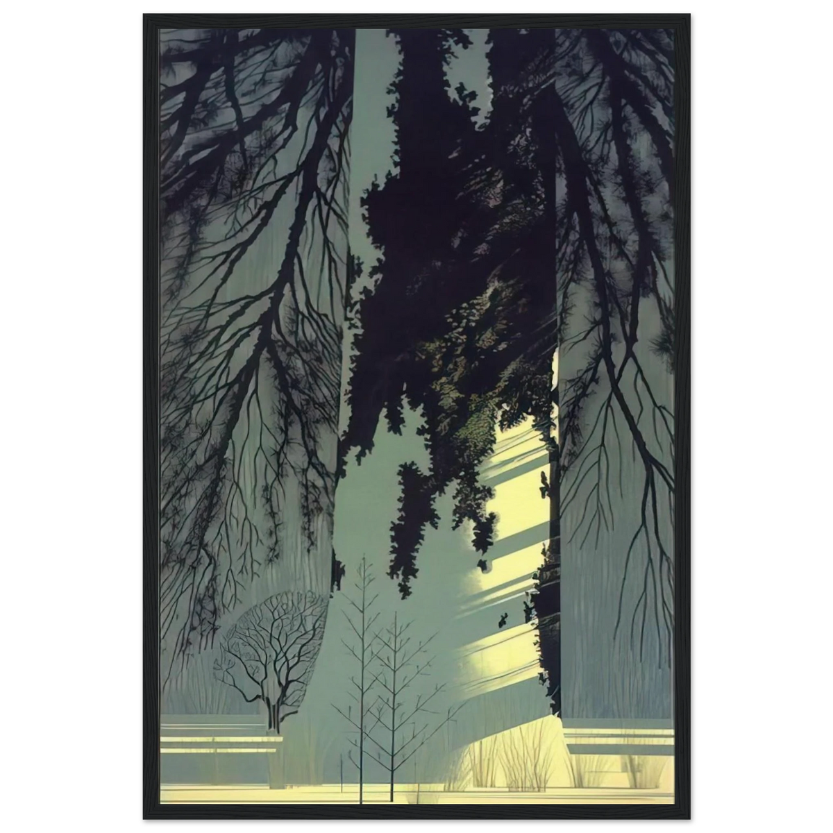 Snow White Framed Poster | Eyvind Earle Framed Prints Wall Art | Eyvind Earle Prints