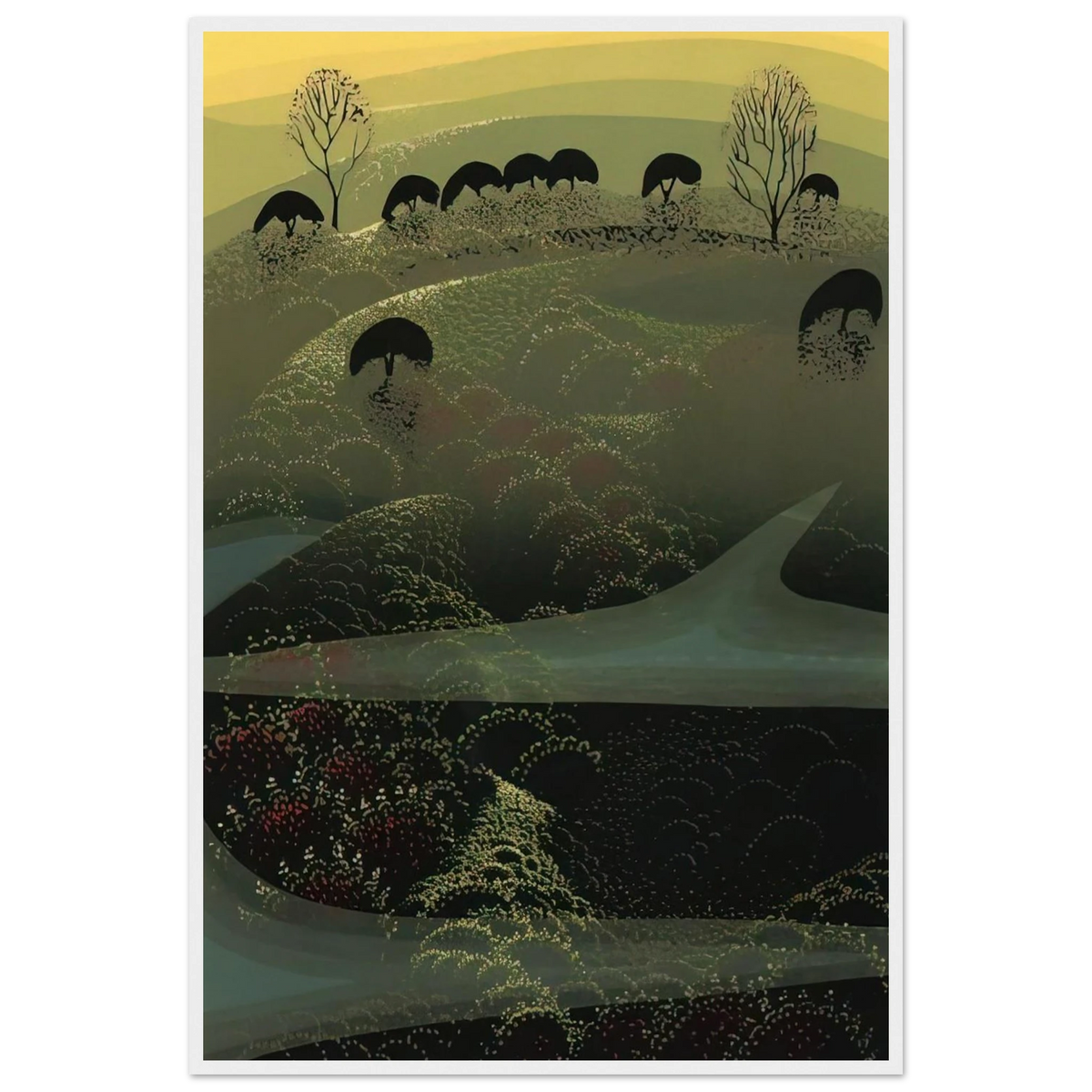 California Miniature Framed Poster | Eyvind Earle Framed Prints Wall Art | Eyvind Earle Prints
