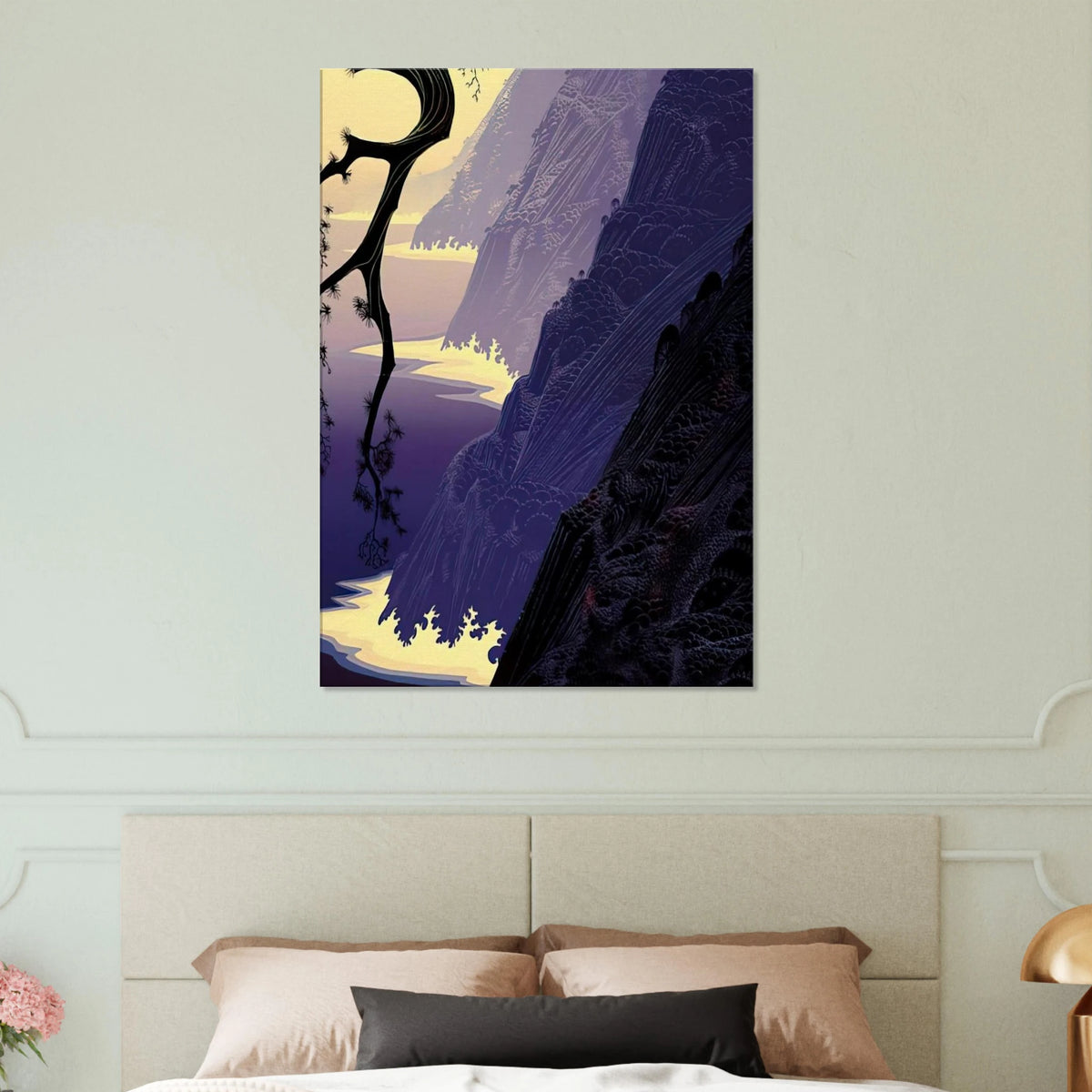 Purple Mist Canvas | Eyvind Earle Canvas | Eyvind Earle Prints