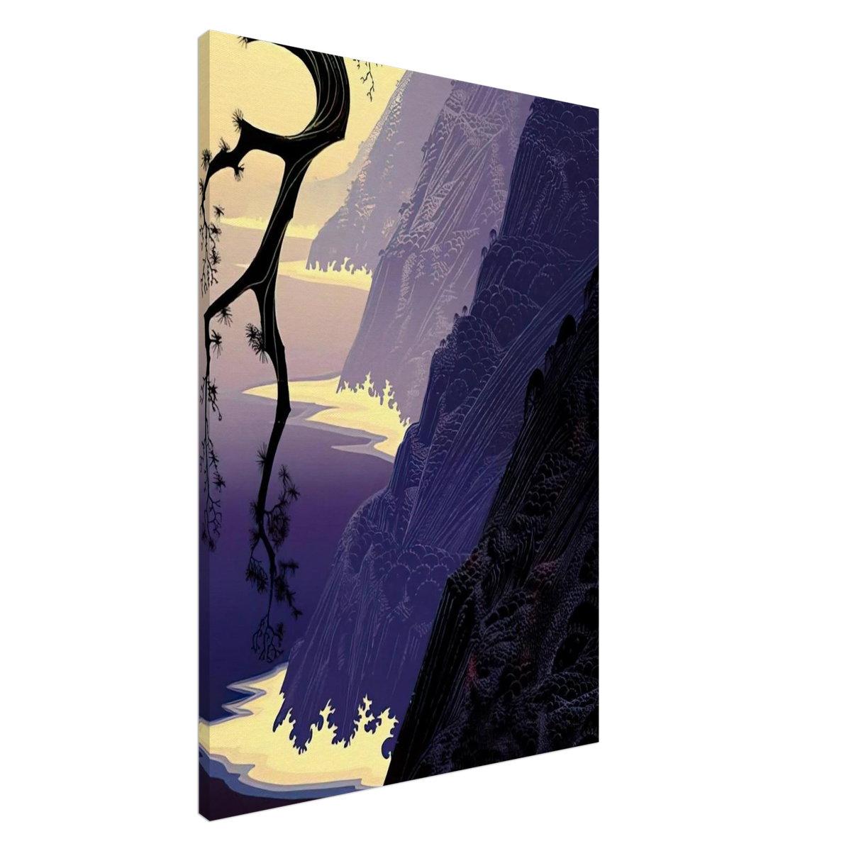Purple Mist Canvas | Eyvind Earle Canvas | Eyvind Earle Prints