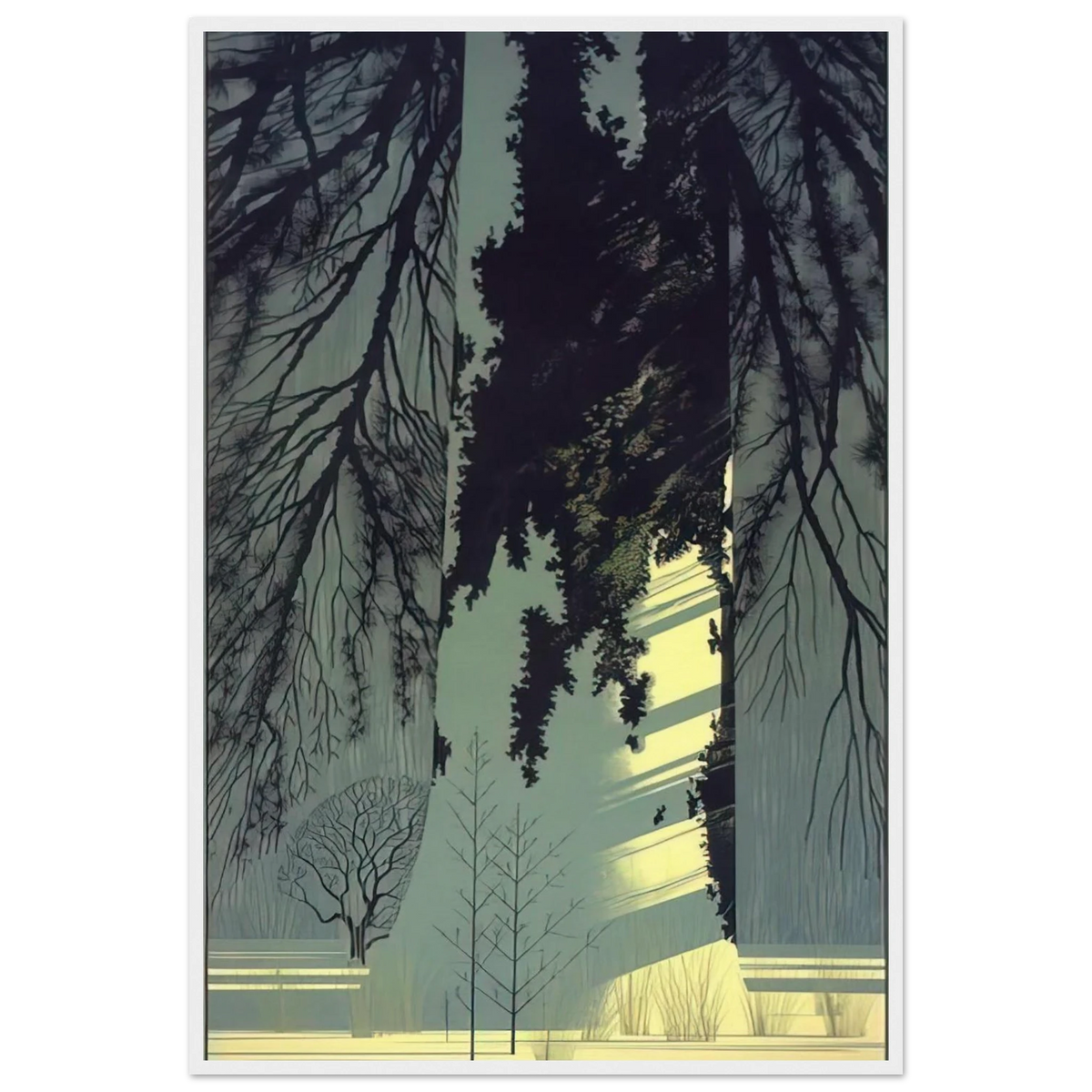 Snow White Framed Poster | Eyvind Earle Framed Prints Wall Art | Eyvind Earle Prints