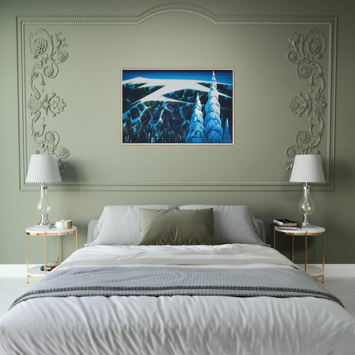 Sangre De Cristo Range Framed Poster | Eyvind Earle Framed Prints Wall Art | Eyvind Earle Prints