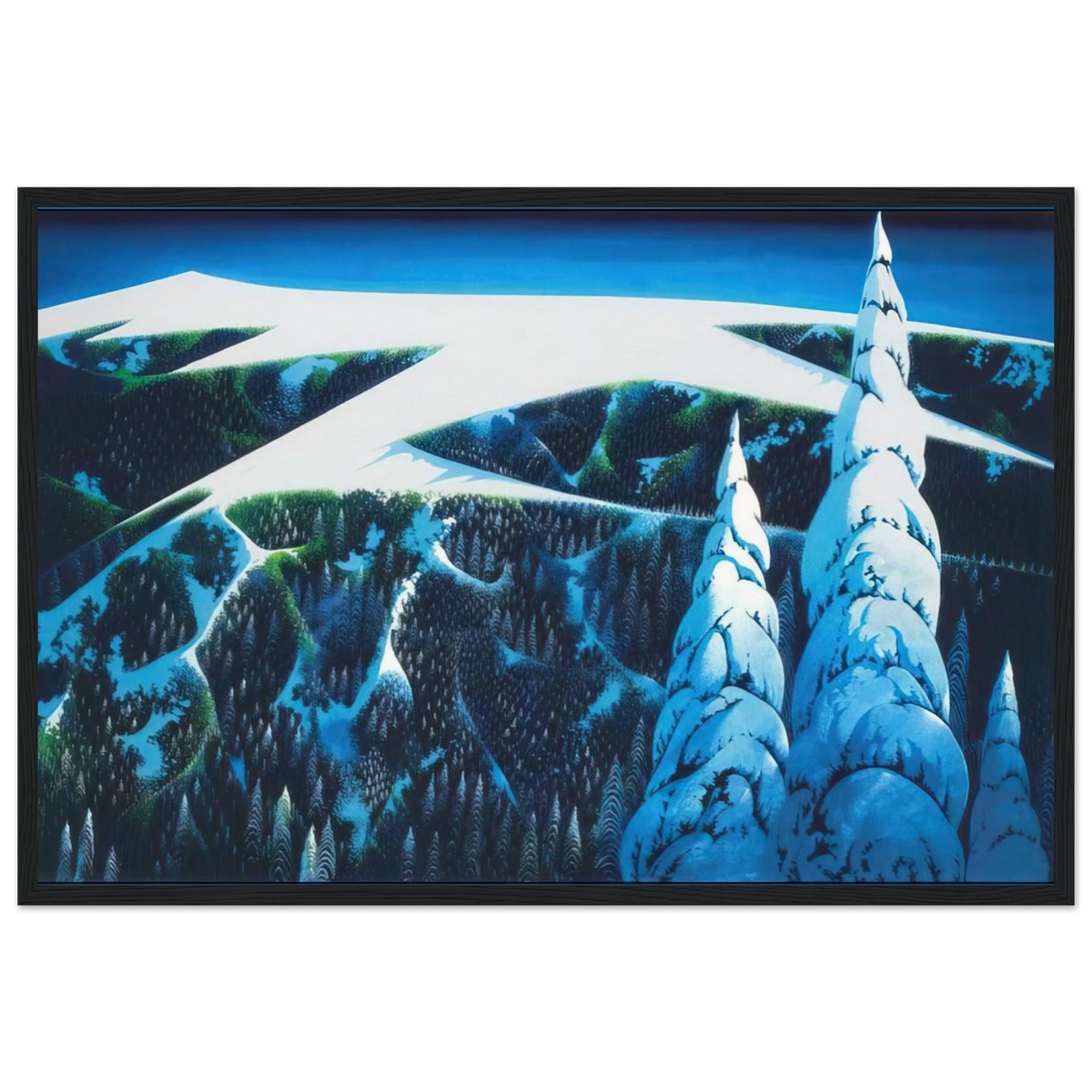 Sangre De Cristo Range Framed Poster | Eyvind Earle Framed Prints Wall Art | Eyvind Earle Prints