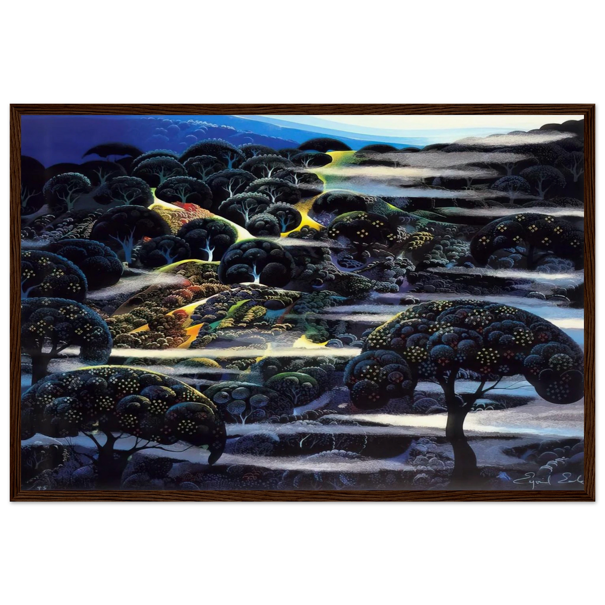 Garden of Eden Framed Poster | Eyvind Earle Framed Prints Wall Art | Eyvind Earle Prints